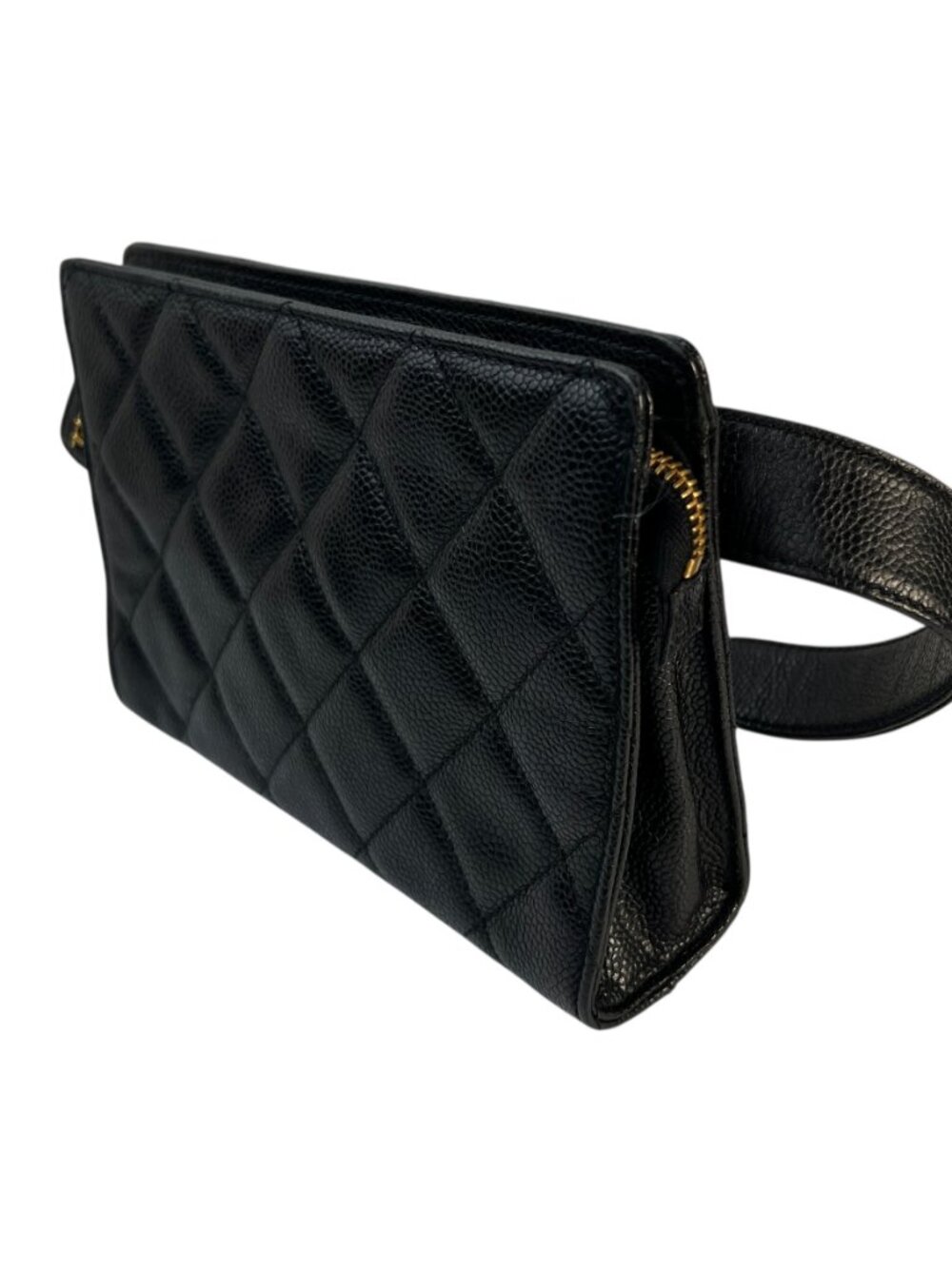 Chanel Quilted Caviar Belt Bag / Waist Bag